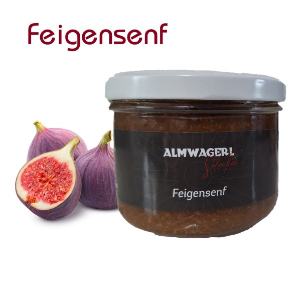 Feigensenf - Almwagerl Selection - 240g Glas Fruchtpaste/ Naschkiste