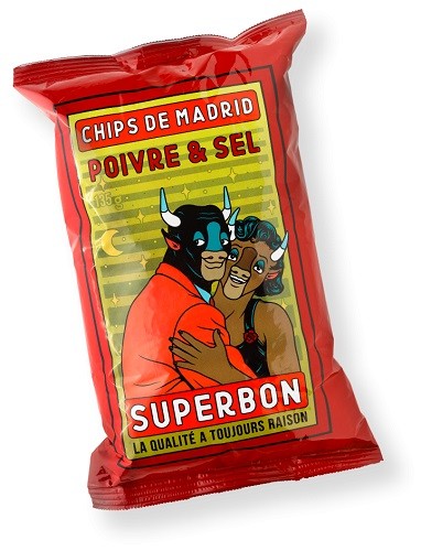Superbon Chips Pfeffer Salz pack