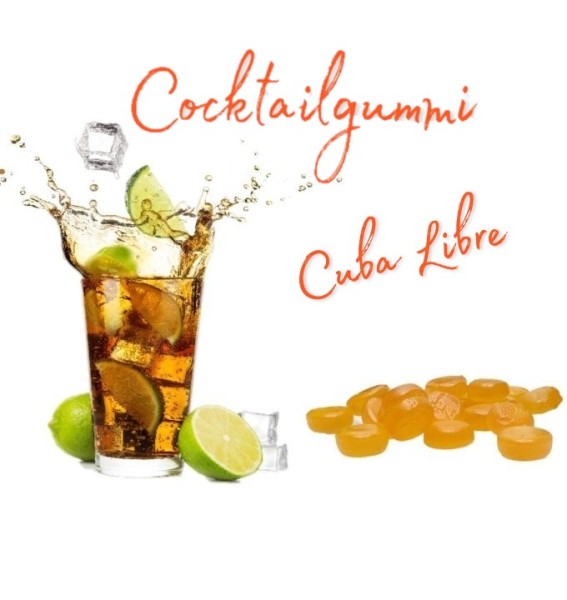 CubaLibre - Coke + Rum Fruchtgummi mit Alkohol Cocktailgummi Bedizzy bei Naschkiste