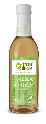 Bio Wiener Wald Kräuter Sirup vom Hersteller Green Sheep Blüten zum trinken 250 ml