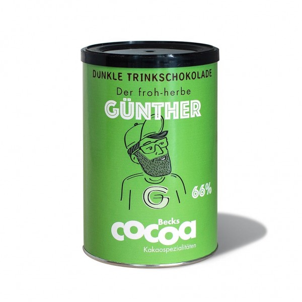 BIO Günther Trinkschokolade 66% Kakao Becks Cocoa