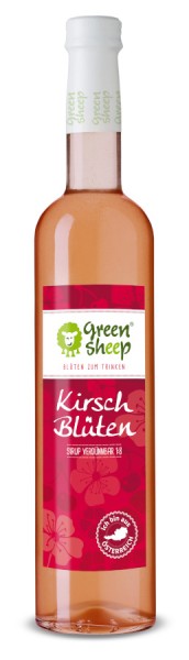 Bio Kirschblüten Sirup Verdünnsaft von Green Sheep 500 ml Flasche