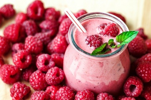 Himbeer-Smoothie-Frucht
